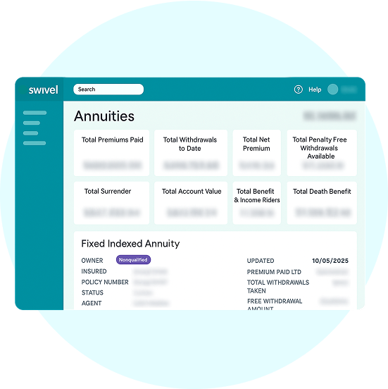 See values, statements, contributions, and withdrawals all in one place.